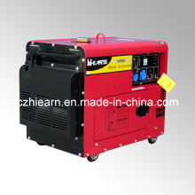 5kw Silent Red Color Diesel Generator Set (DG6500SE)